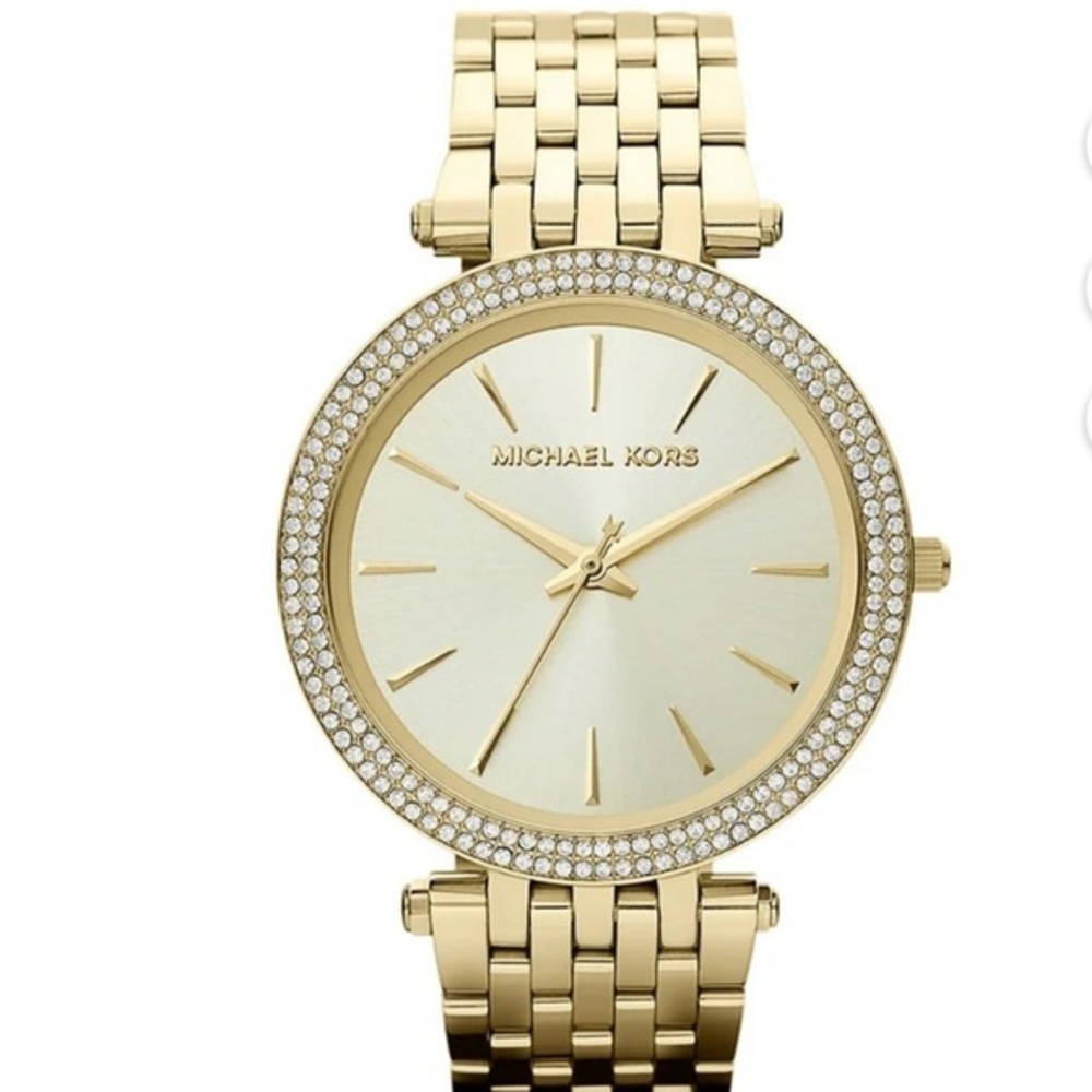 Michael Kors Gold-Tone Women's Watch with Crystal Accents